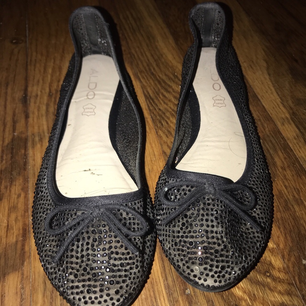 Sparkly flats